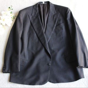 ERMENEGILDO ZEGNA Gray w/blue Blazer Sport Coat